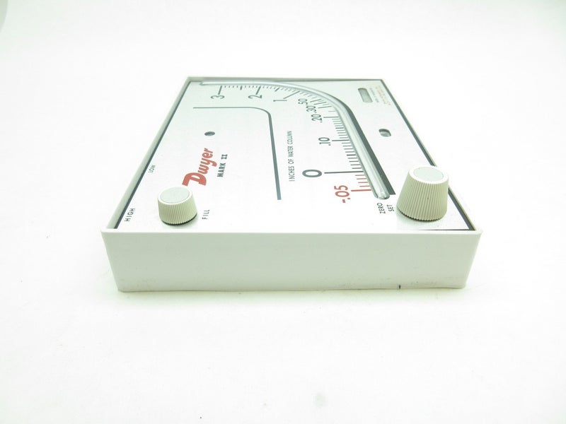 Dwyer Model 25 Mark II Manometer -0.05-0-3IN-H2O D599980 - Image 5